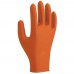 STARLINE TK03-T TEK KULLANIMLIK PUDRASIZ TURUNCU NİTRİL MUAYENE ELDİVENİ